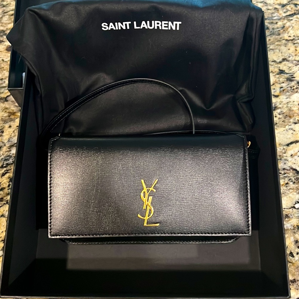 NEW YSL cell phone holder
